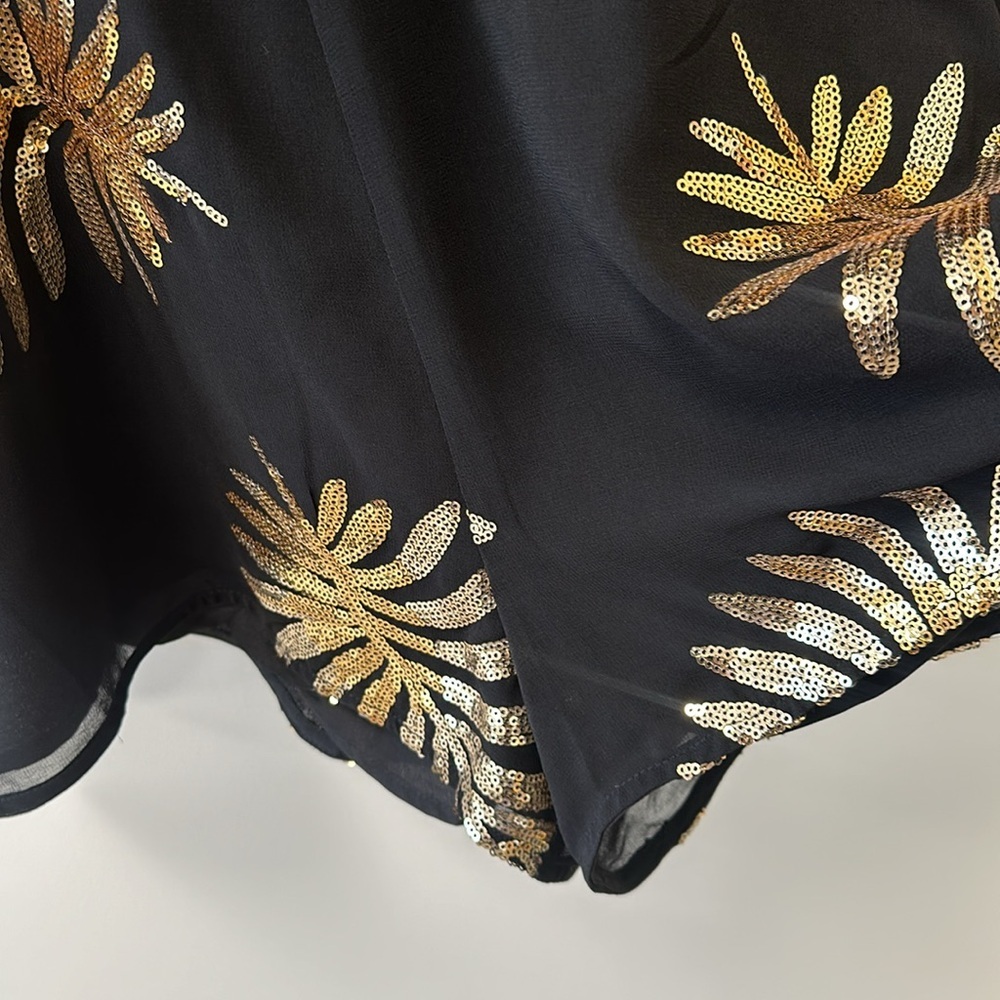 Revolve • Finders Keepers • Black & Gold Romper • Sz 2 • NWT! - Picture 5 of 14